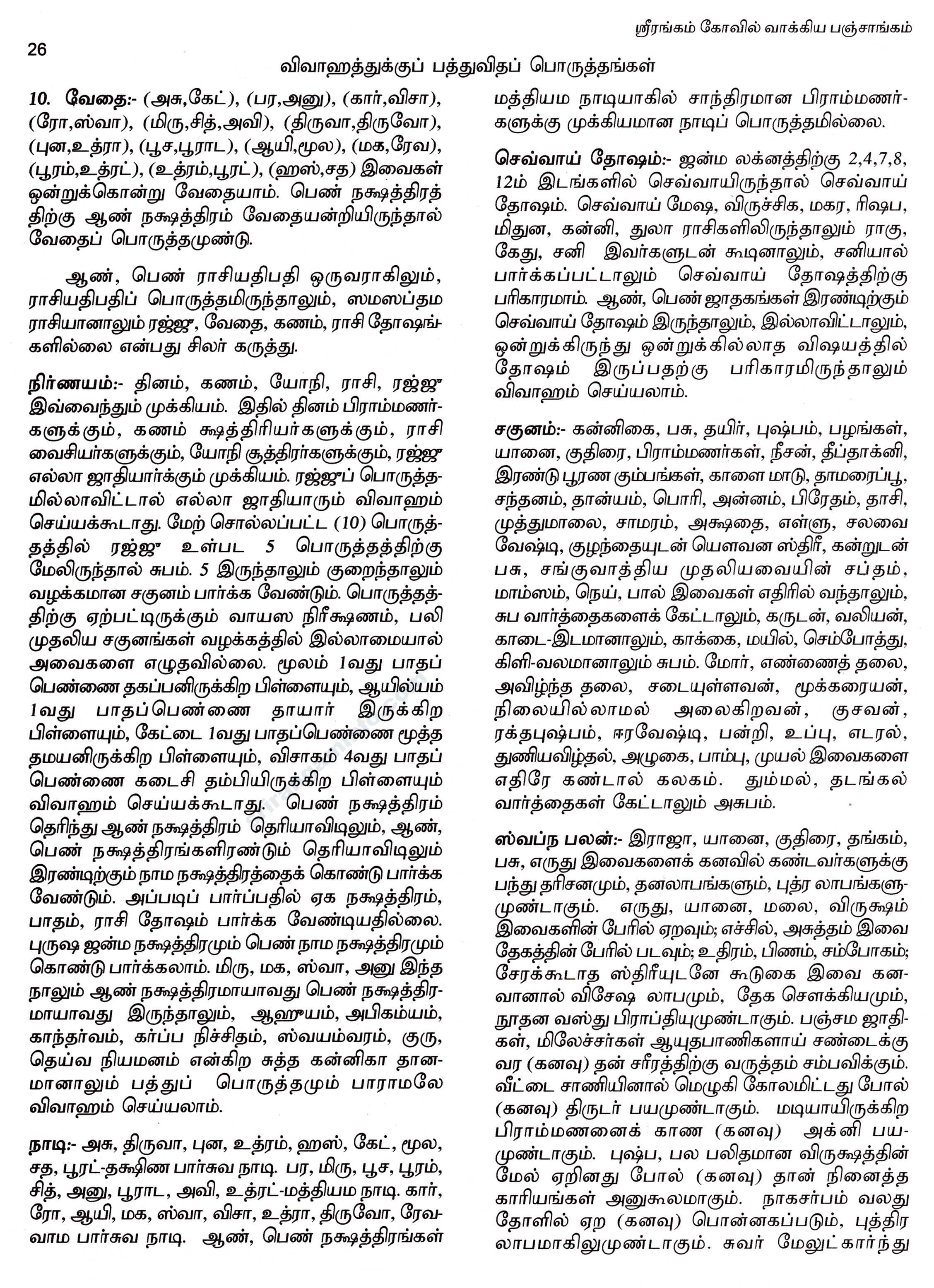 Panchangam